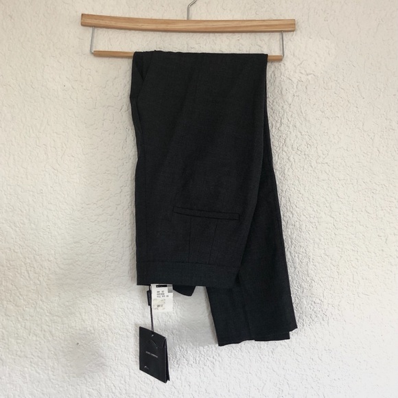 DOLCE AND GABBANA PLEAT FRONT HIGH WAISTED WOOL TROUSERS - Picture 1 of 8